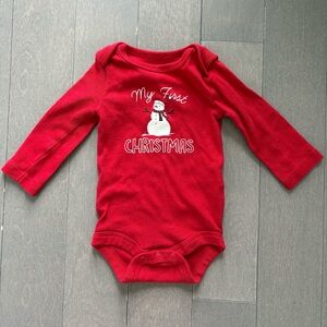 3/$20🌟 Joe Fresh ‘My First Christmas’ Bodysuit, 0-3M